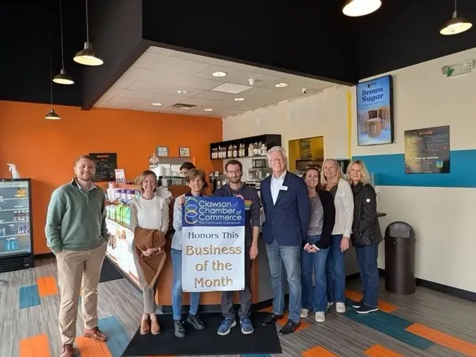 Biggby Coffee, Clawson Chamber Business of the Month for March 2026