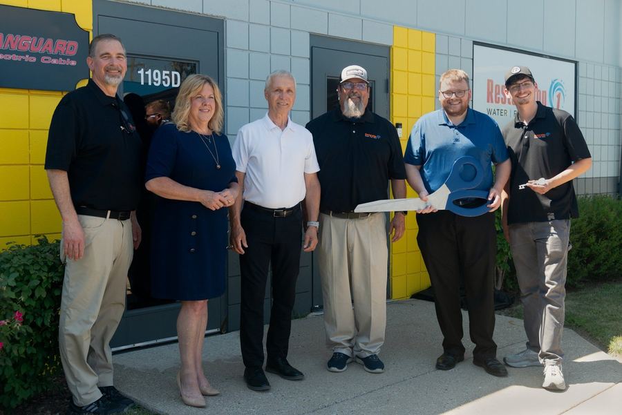 Ribbon cutting at Restoration 1 of Clawson