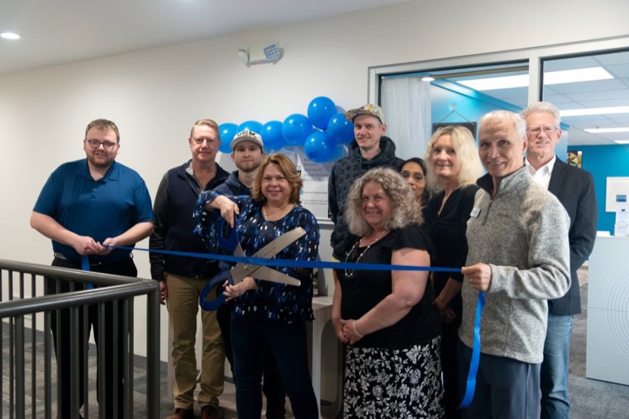 Ribbon cutting at Some Peace and Quiet