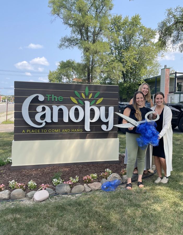 Ribbon cutting at The Canopy Studio