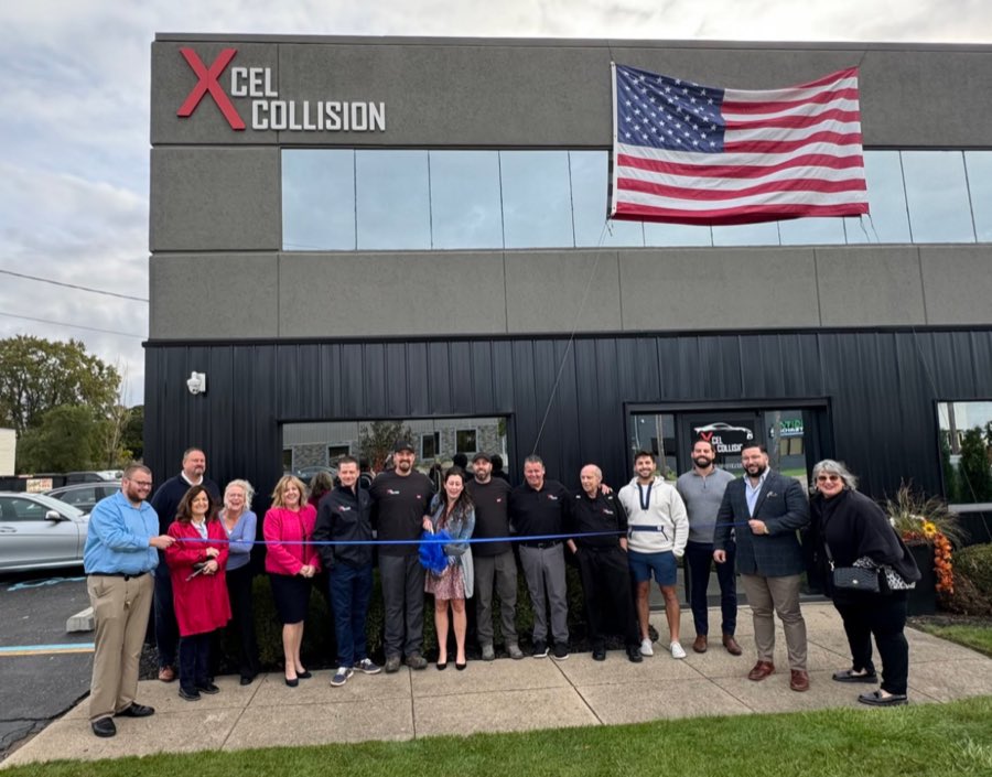 Ribbon cutting at Xcel Collision